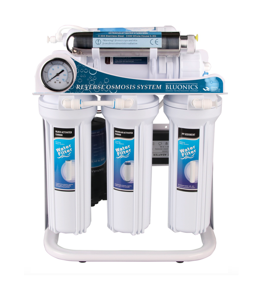 RO-3082　huidaping9 Bluonics Ultraviolet Light Water Purifier Reverse Osmosis 6W