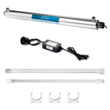 55W Ultraviolet Light UV Water Sterilizer for Whole House 12 GPM with 3/4" MNTP Inlet Outlet For Virus, Bacteria, Ecoli & Cryptosporidium  dupont ispring apec filtro de agua culligan systems aquasana water purifier whole house water filter whole house water filter system aquasana filter replacement cartridge well water Plomero plumber contractor purificador de agua toda la casa agua de pozo Water filtrations system with UV sterilizer Plumber Plomero  Ultraviolet Sterilizer Ballast, Bluonics UV light