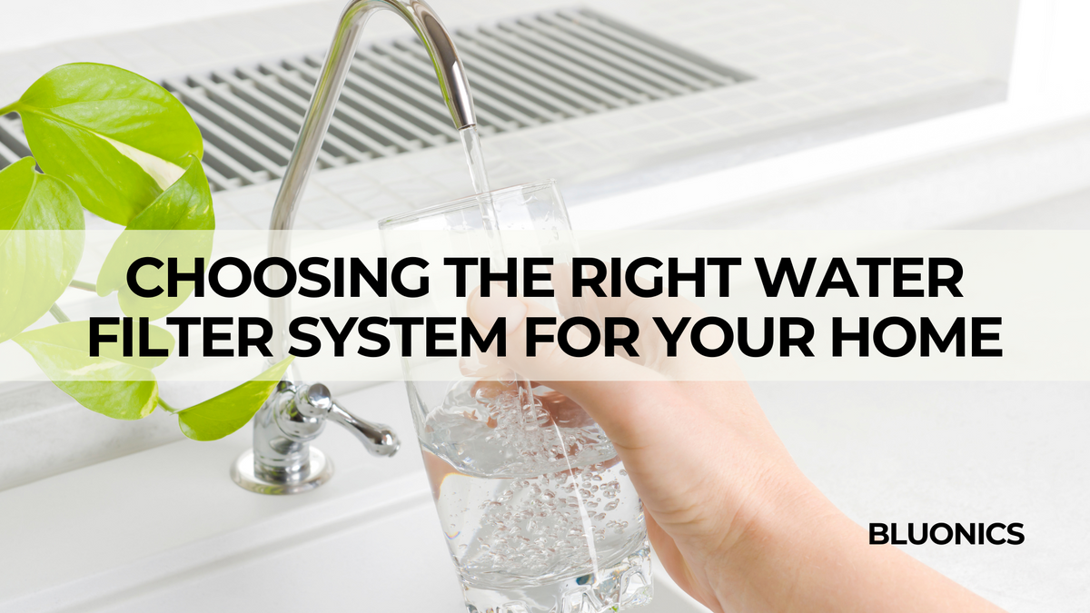 Choosing the Right Water Filter System for Your Home – Bluonics