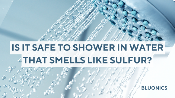 Is it safe to shower in water that smells like sulfur?