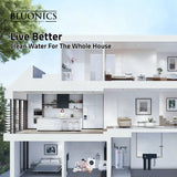 BUNDLE Pro Series Whole House Water Filtration & Descaler System – 3-Stage Filter with UV Sterilizer + Salt-Free Hard Water Conditioner for Scale Prevention (Well & City Water)