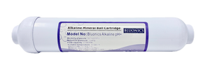Bluonics PH+ Alkaline Water Filter Cartridge, 10" Inline Quick Connect with Mineral Ball for Any Reverse Osmosis RO Systems