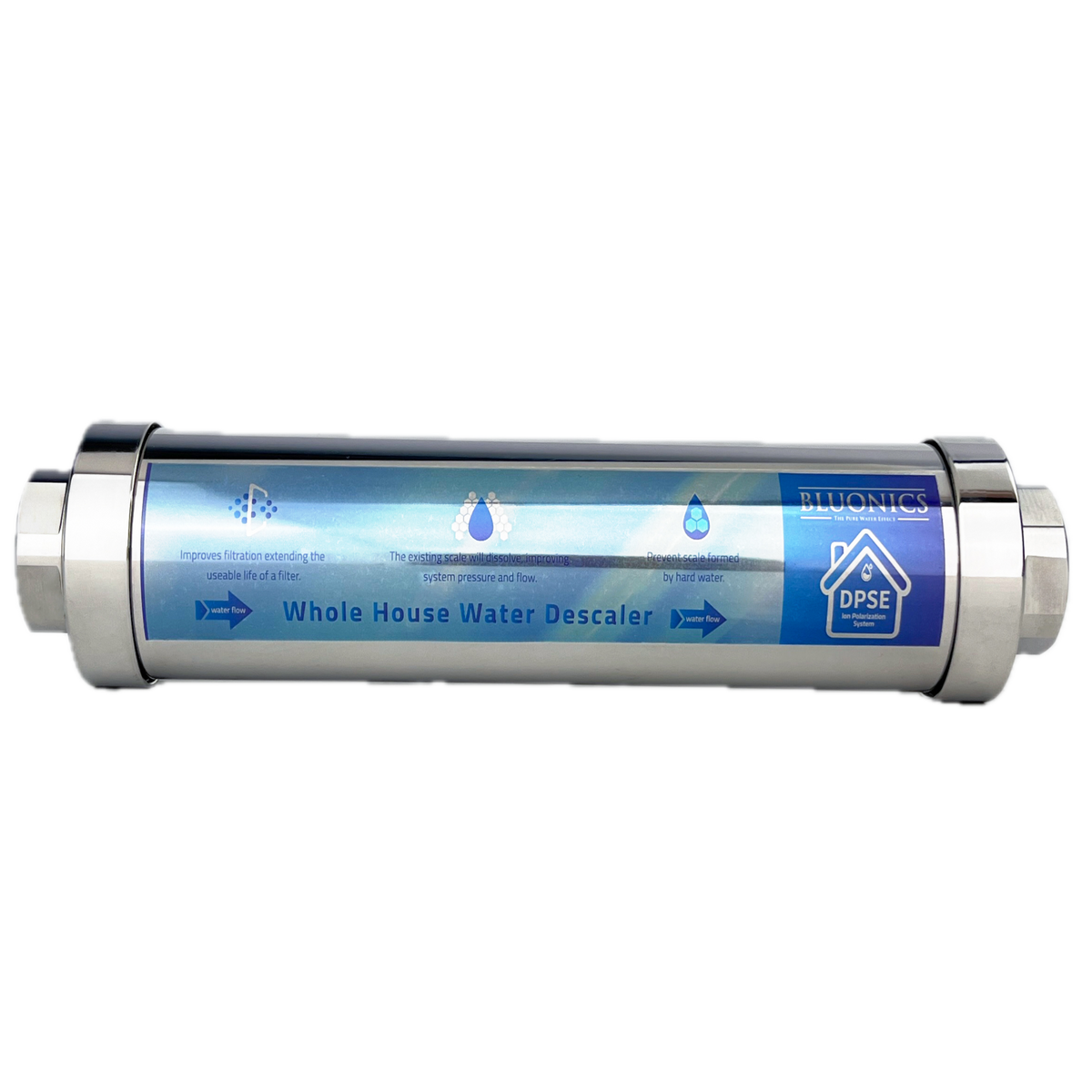 Bluonics Whole House Anti-Scaling Water Descaler System