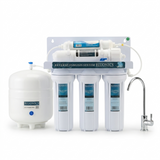 5 Stage Undersink Reverse Osmosis Drinking Water Filter System RO Home Purifier Treat Virus and Bacteria with NSF Certified Membrane