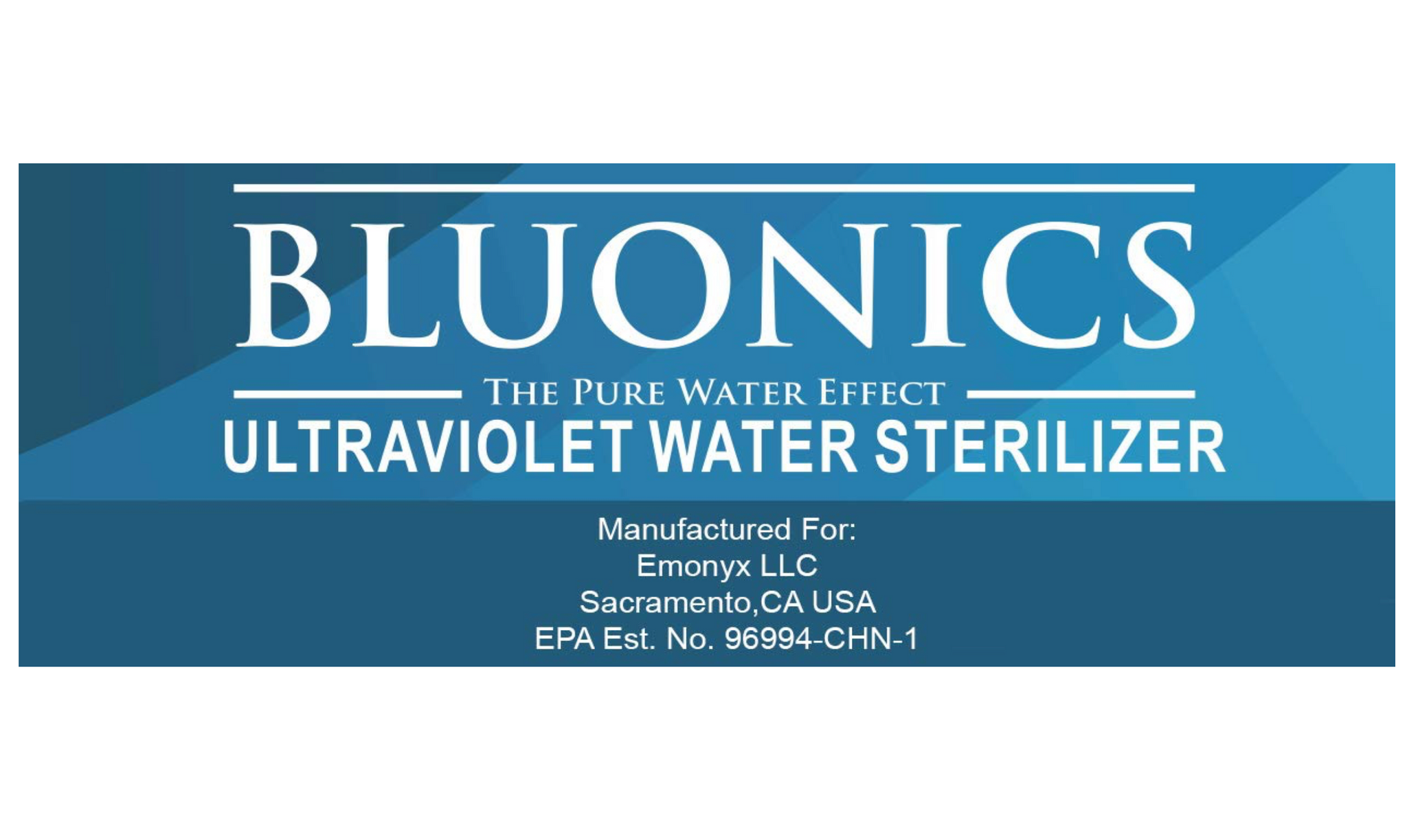 Drinking Water Uv Sterilizer 55w 12gpm Uvc Lamp Automatic Water