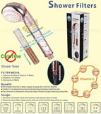 Shower Head Filter ION VITAMIN C SPA Water Ionizer Removes Chlorine 8 Functions