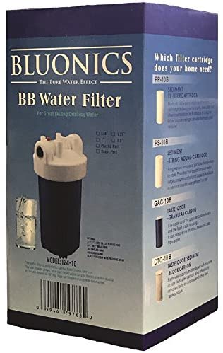 Max Water 3-Stage Whole House Water Filter Housing – Clear – Made In Canada – 10" Pre-Filter For Sediment, Carbon, RO