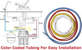 5 Stage Reverse Osmosis with Booster Pump - RO Water Filter System (50 GPD)dupont ispring apec filtro de agua culligan systems aquasana water purifier whole house water filter whole house water filter system aquasana filter replacement cartridge well water Plomero plumber contractor purificador de agua toda la casa agua de pozo Water filtrations system with UV sterilizer Plumber Plomero Reverse osmosis