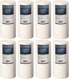 Big Blue Sediment Replacement Water Filters 8pcs (5 Micron) 4.5" x 10" Whole House Cartridgesdupont ispring apec filtro de agua culligan systems aquasana water purifier whole house water filter whole house water filter system aquasana filter replacement cartridge well water Plomero plumber contractor purificador de agua toda la casa agua de pozo