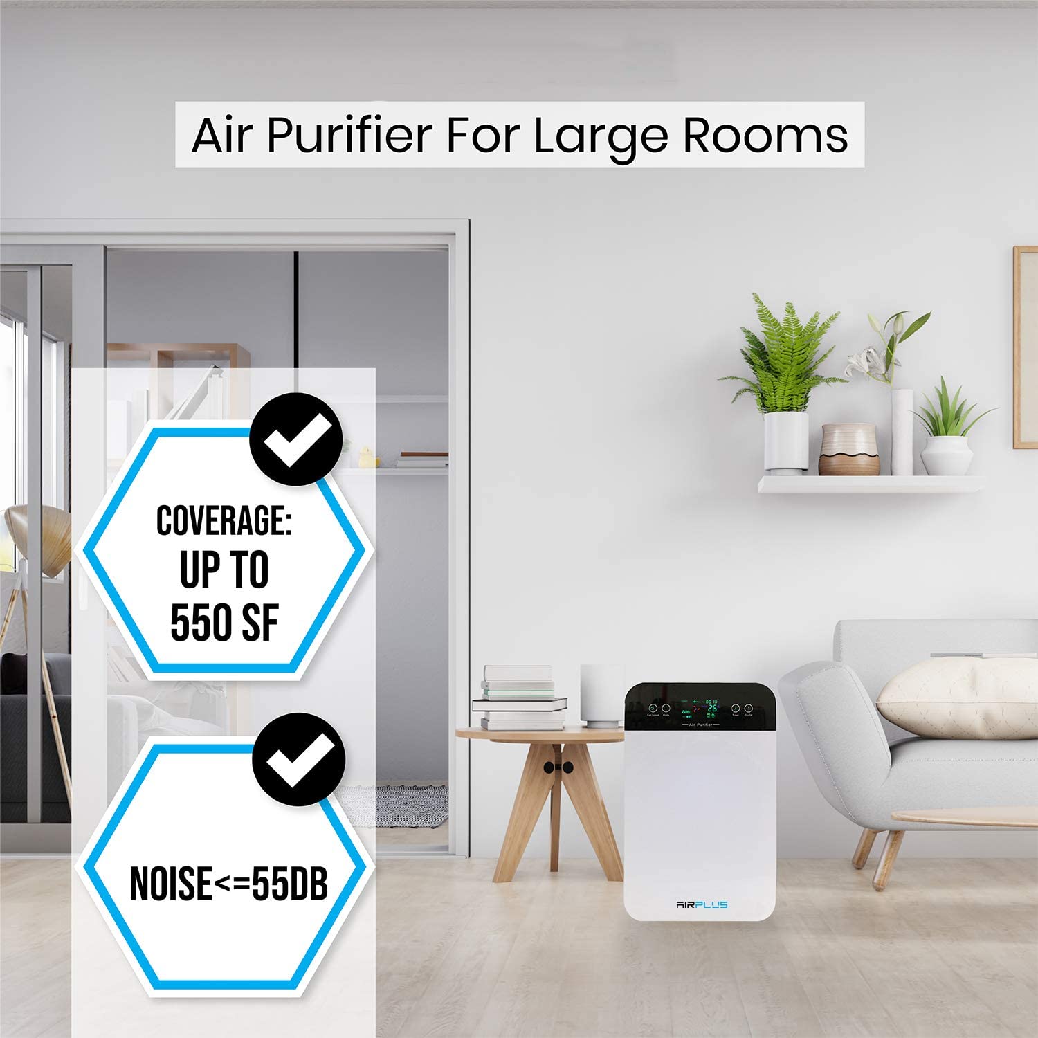 Room hepa air purifier with uv sanitizer discount