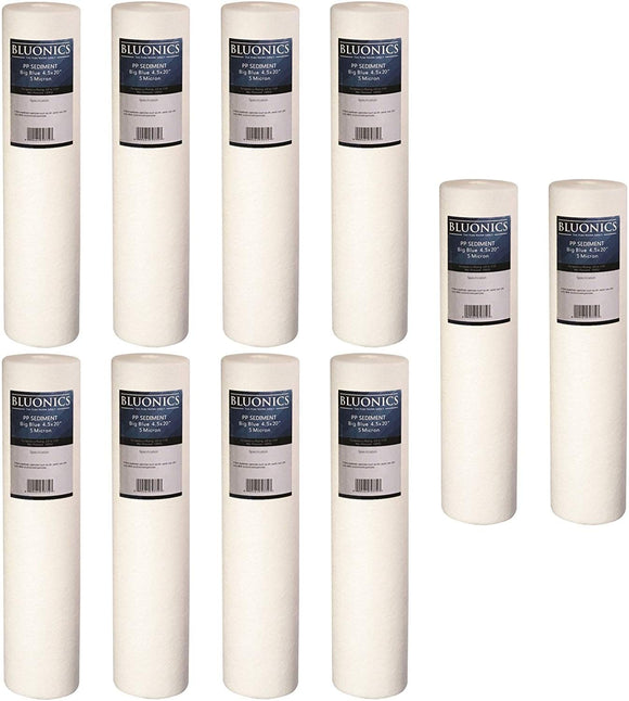 Big Blue Sediment Replacement Water Filters 10 (5 Micron) 4.5