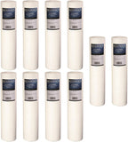 Big Blue Sediment Replacement Water Filters 10 (5 Micron) 4.5" x 20" Cartridgesdupont ispring apec filtro de agua culligan systems aquasana water purifier whole house water filter whole house water filter system aquasana filter replacement cartridge well water Plomero plumber contractor purificador de agua toda la casa agua de pozo Water filtrations system with UV sterilizer Plumber Plomero  Ultraviolet Sterilizer Ballast, Bluonics UV light REverse osmosis