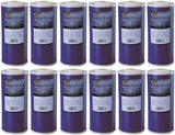 Big Blue Carbon Replacement Water Filters 12pcs GAC Granulated 4.5" x 10" Cartridges for Chlorine, Taste and Odordupont ispring apec filtro de agua culligan systems aquasana water purifier whole house water filter whole house water filter system aquasana filter replacement cartridge well water Plomero plumber contractor purificador de agua toda la casa agua de poso Water filtrations system with UV sterilizer Plumber Plomero 