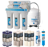 Reverse osmosis system. 50 GPDdupont ispring apec filtro de agua culligan systems aquasana water purifier whole house water filter whole house water filter system aquasana filter replacement cartridge well water Plomero plumber contractor purificador de agua toda la casa agua de pozo Water filtrations system with UV sterilizer Plumber Plomero  Ultraviolet Sterilizer Ballast, Bluonics UV light REverse osmosis