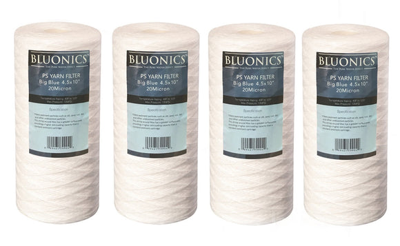 Bluonics 12-PK 10 X 4,5" (5 Micron) Sedimenti Tutta La Casa Filtri - Foto 1