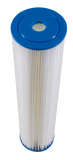Big Blue Pleated Sediment Water Filters 4 pcs Washable 4.5 x 20 Cardridges (5 Micron)dupont ispring apec filtro de agua culligan systems aquasana water purifier whole house water filter whole house water filter system aquasana filter replacement cartridge well water Plomero plumber contractor purificador de agua toda la casa agua de pozo