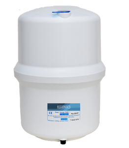 Bluonics Pressurized Water Storage Tank with Ball Valve for Reverse Osmosis RO Systems, 4 Gallon