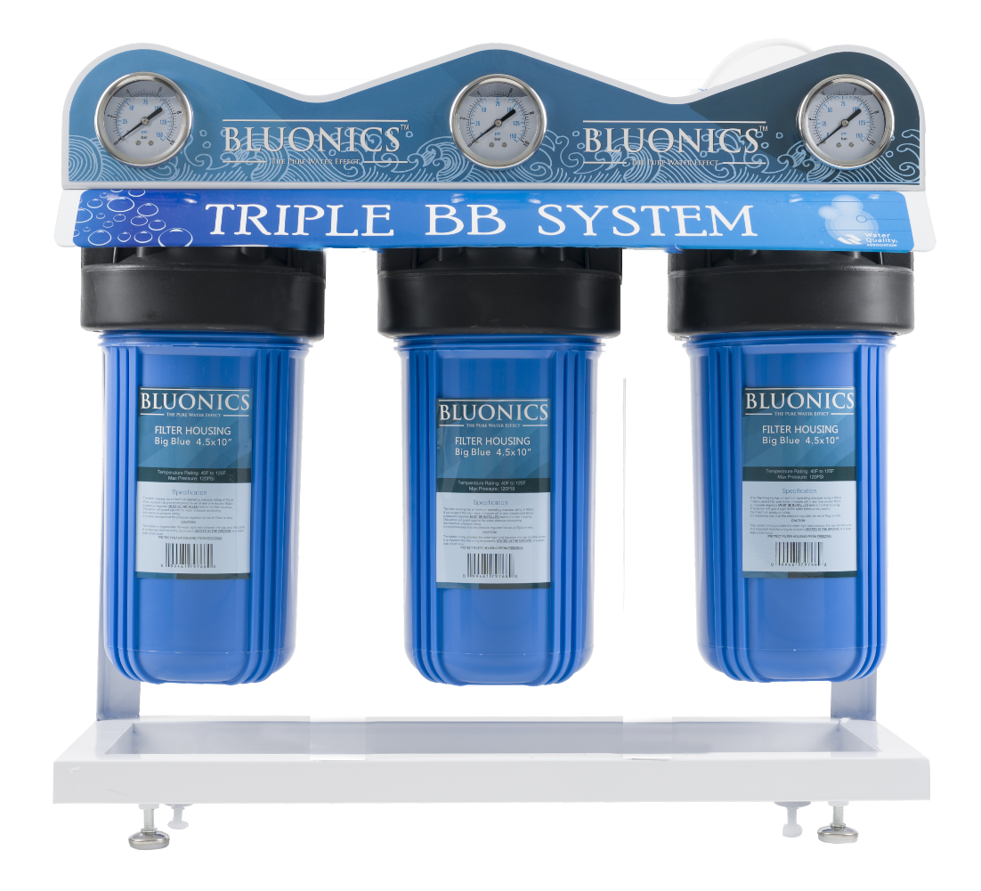 Spin Down Sediment Water Filter Whole House - 40 Micron Reusable